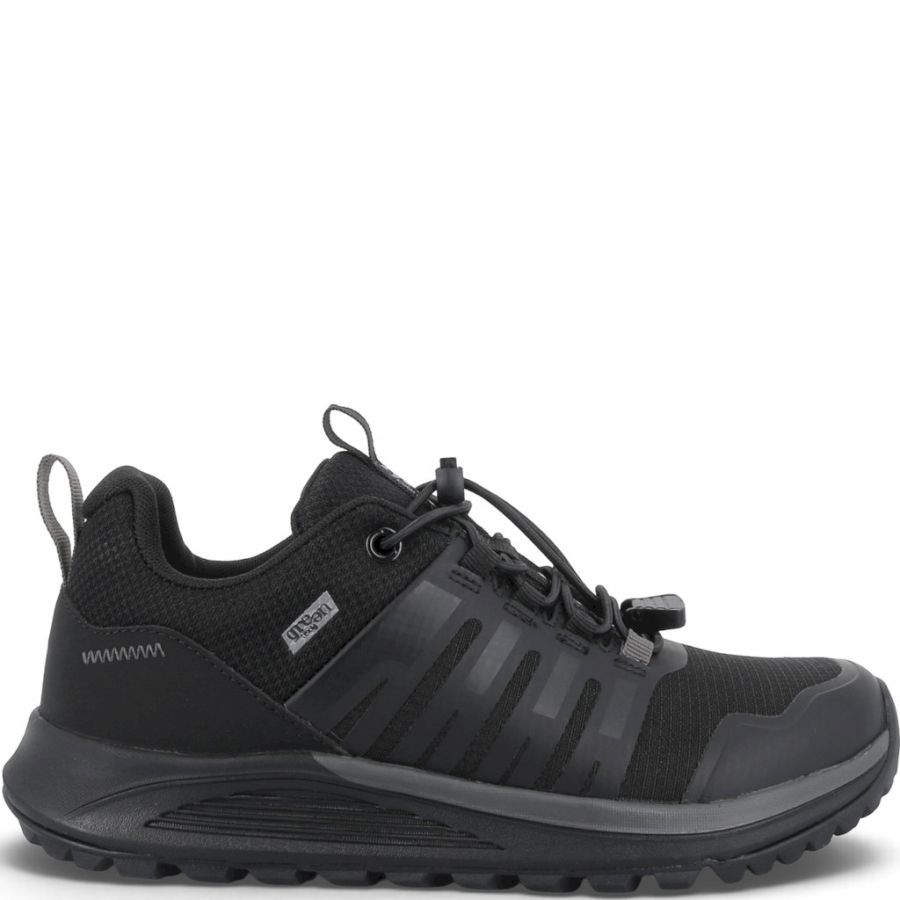 Sneakers Green Comfort. Track n trail woman elastic lace shoe,