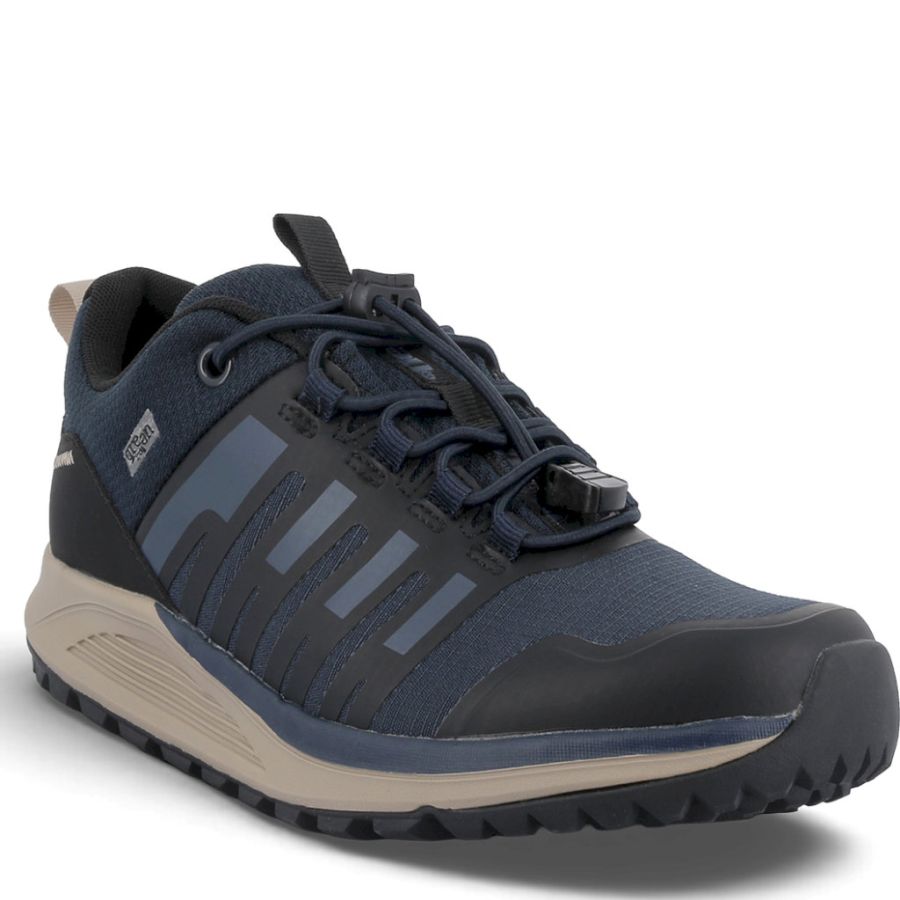 Sneakers Green Comfort.Track n trail woman elastic lace shoe,
