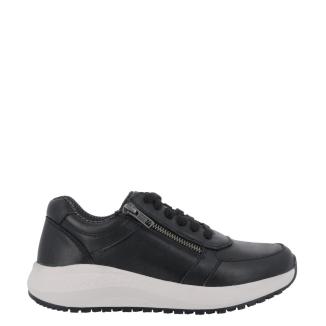 Sneakers Green Comfort. Zigga sneaker w. zipper in leather