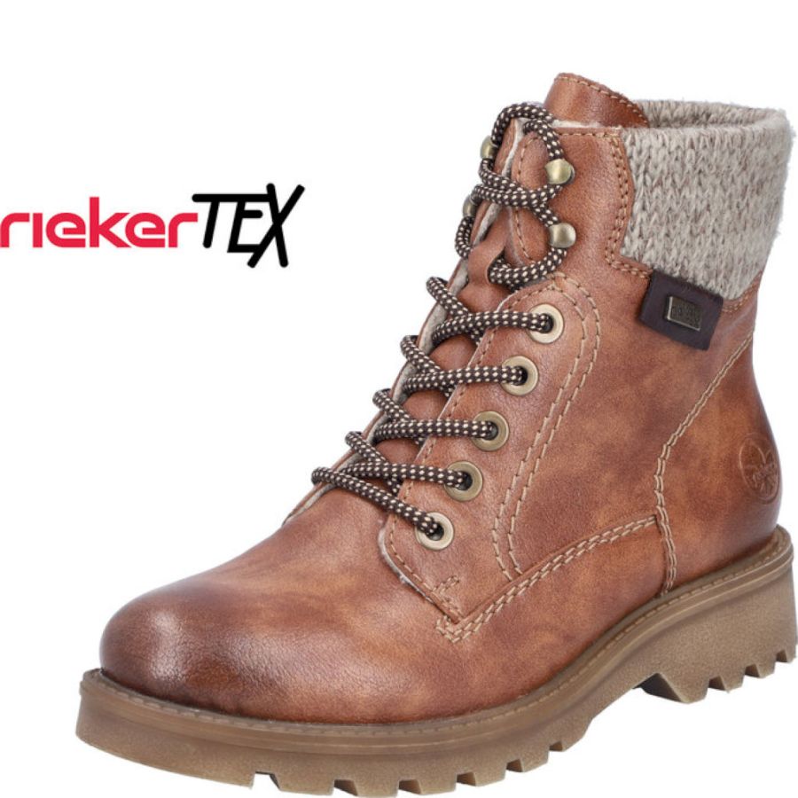 Snörkängor Rieker. 73220-24