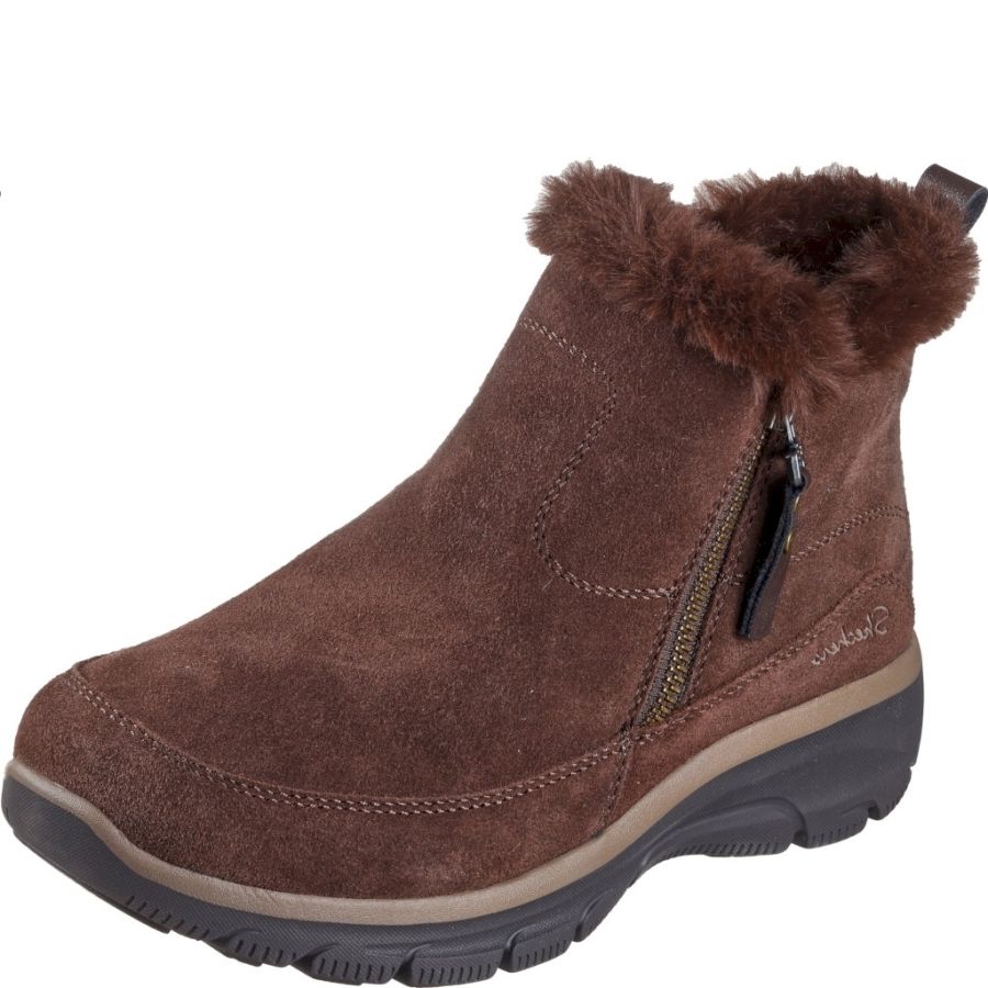 Kängor Skechers. EASY GOING COOL ZIP! 167862 CHOC