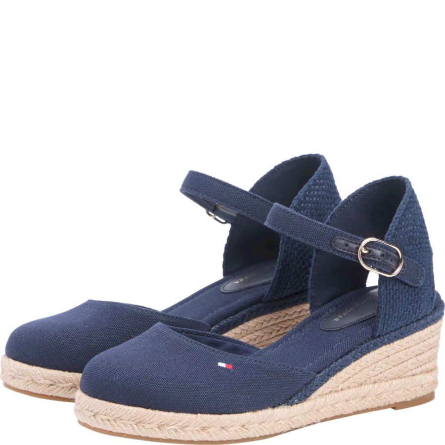 Espadrillos Tommy Hilfiger. MID WEDGE ESPAD CLOSED TOE