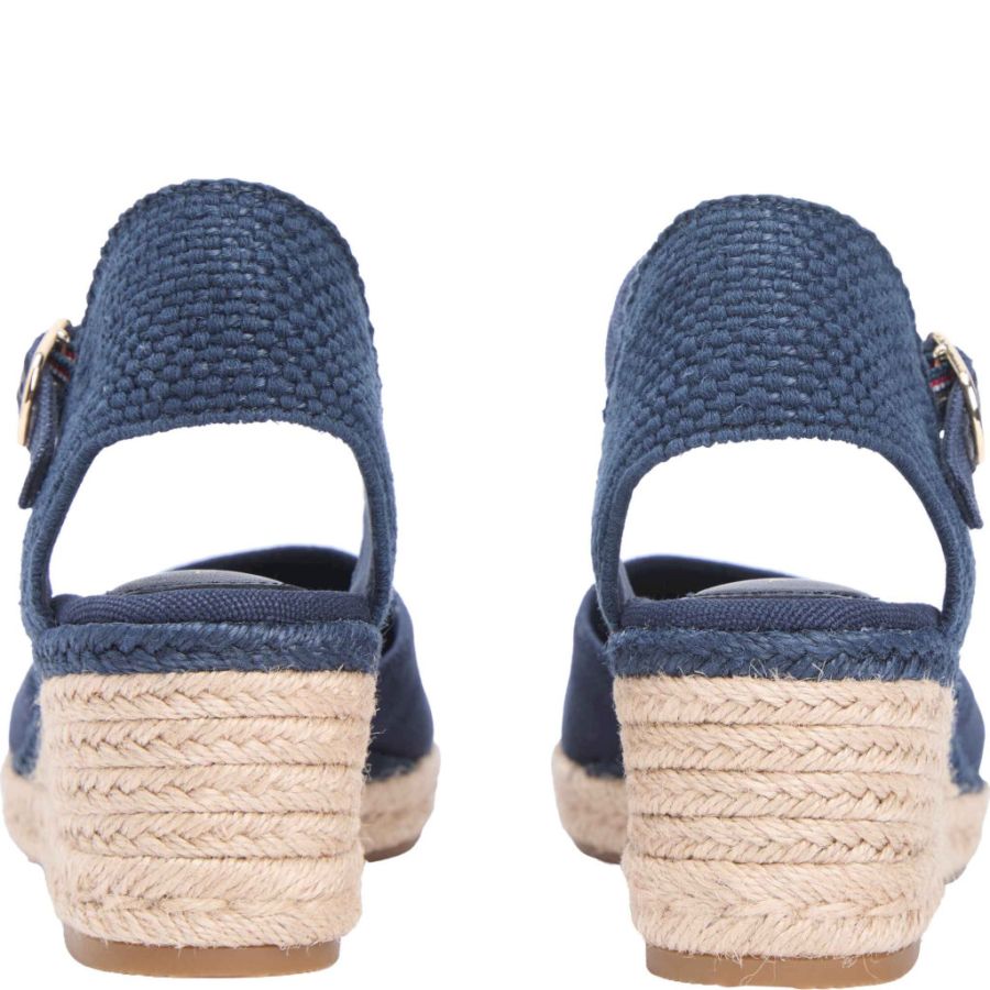 Espadrillos Tommy Hilfiger. MID WEDGE ESPAD CLOSED TOE