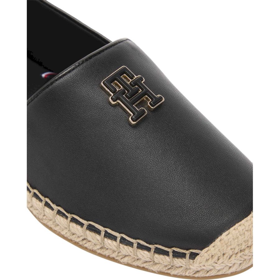Espadrillos Tommy Hilfiger. TH LOGO LEATHER ESPADRILLE