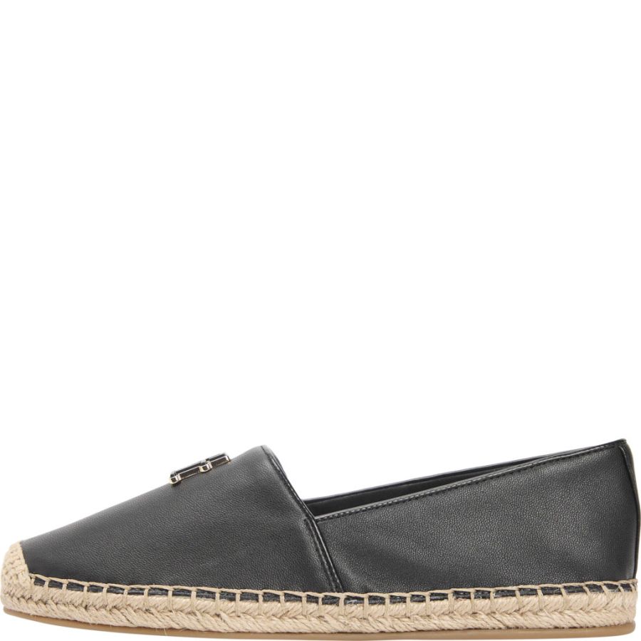 Espadrillos Tommy Hilfiger. TH LOGO LEATHER ESPADRILLE