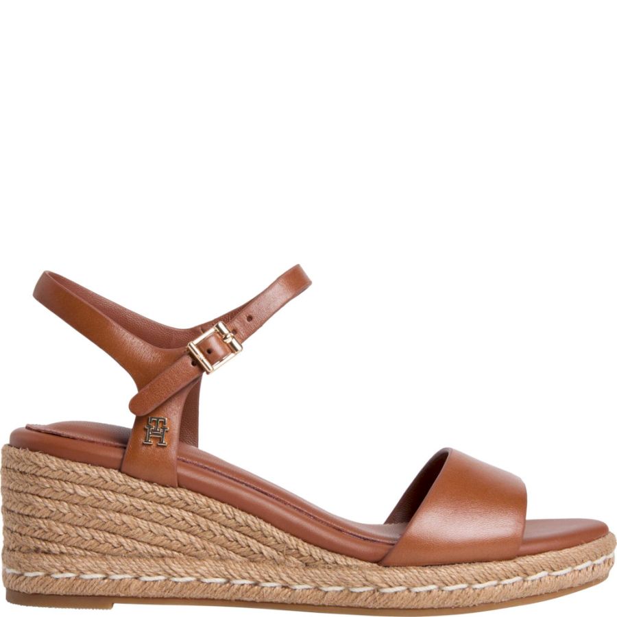 Sandaletter Tommy Hilfiger. MID WEDGE ESPAD LEATHER
