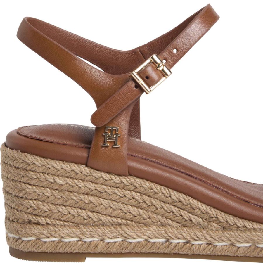 Sandaletter Tommy Hilfiger. MID WEDGE ESPAD LEATHER