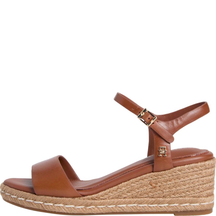 Sandaletter Tommy Hilfiger. MID WEDGE ESPAD LEATHER