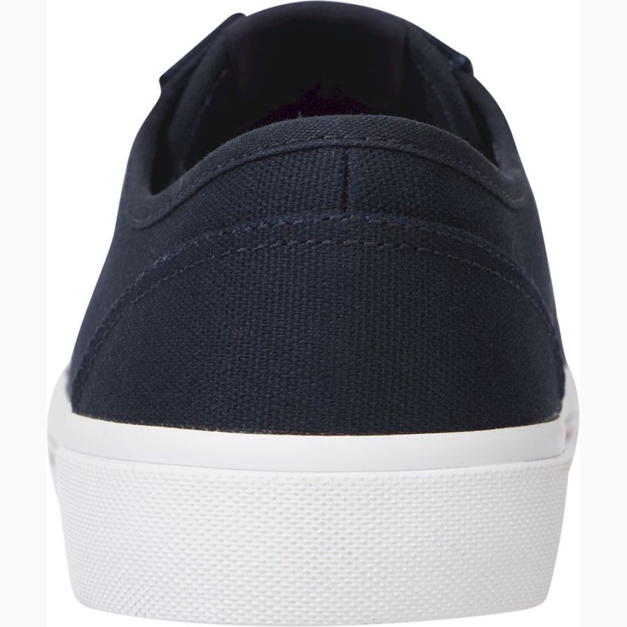 Tommy Hilfiger core corporate canvas sneakers in blue