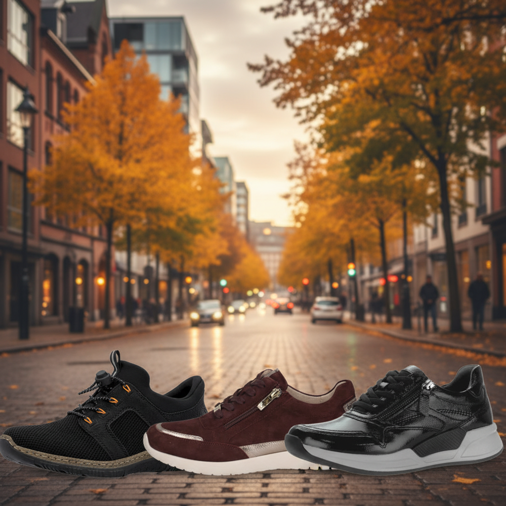 Sneakers och promenadskor